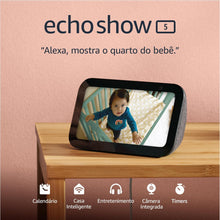 Echo Show 5 (3ª geração - 2023) | Smart display com Alexa, graves 2x mais potentes e som mais nítido