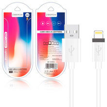 Cabo Lightning IOS x USB 1 Metro 3.6A OBERON - OR-CO16/L